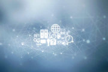 Digital Abstract technology background,2d illustration