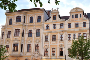 Fototapeta premium Historisches Gebäude in der Hegelstraße 4
