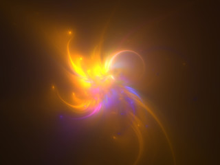 Bright colorful firework spark background