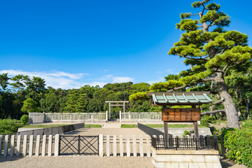 仁徳天皇陵古墳周辺風景