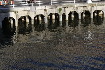 View of the estuary of Bilbao