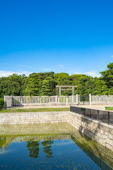 仁徳天皇陵古墳周辺風景