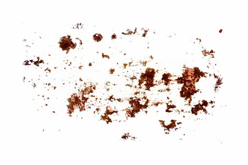 rust on a white background