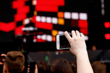 Shooting on a mobile phone