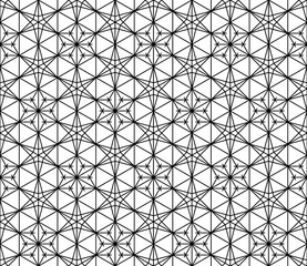 Seamless pattern based on Japanese ornament Kumiko