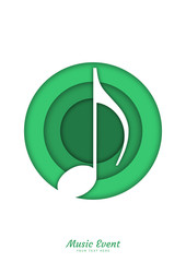 Flyer für ein Musik Event