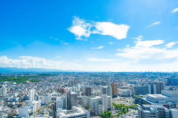 Fototapeta na wymiar Urban Landscape of Osaka