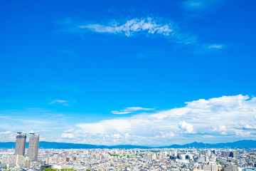 Obraz premium Urban Landscape of Osaka