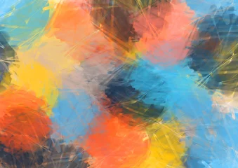 Papier Peint Lavable Mélange de couleurs colorful graphic color abstract background texture