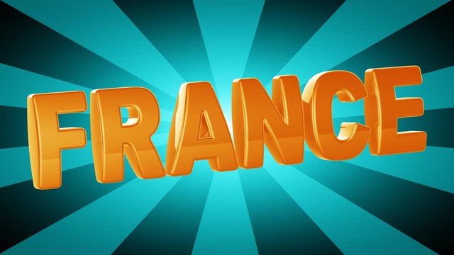 France. Looping footage has 4K resolution. Illustration.