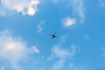 Naklejka na ściany i meble drone flying in sky