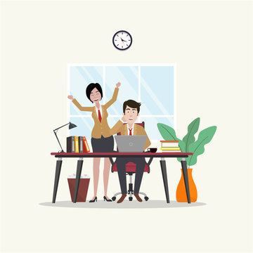Business worker at office 2
