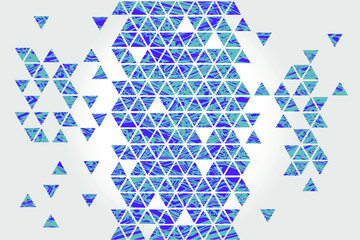 Fototapety  Abstrakcyjna niebieska mozaika, geometryczne tło z kwadratowymi kształtami w kratkę