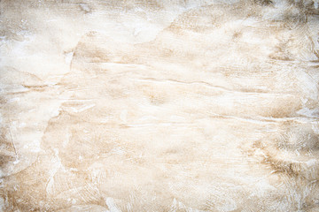 Old brown and white paper stained with coffee. Vintage abstract background.