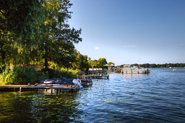 Fototapeta premium german havel river and lake in the summer