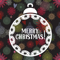 Holiday Merry Christmas background