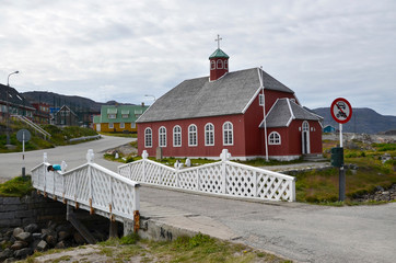 Erlöserkirche in Qaqortoq,  Grönland