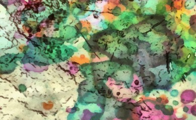 Creative painting pictorial art. Colorful wallpaper in modern style. Abstract texture background. Digital artwork for graphic design or pints on canvas. Stock. Can be used as conceptual pattern.