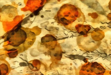 Creative painting pictorial art. Colorful wallpaper in modern style. Abstract texture background. Digital artwork for graphic design or pints on canvas. Stock. Can be used as conceptual pattern.