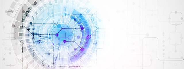 Abstract color digital communication technology background.