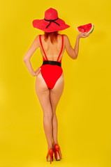 Girl With Watermelon