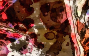 Creative painting pictorial art. Colorful wallpaper in modern style. Abstract texture background. Digital artwork for graphic design or pints on canvas. Stock. Can be used as conceptual pattern.