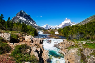 Mountain Stream in Springtime