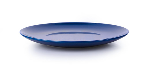 empty plate isolated on white background