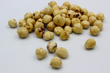 nuts isolated on white background