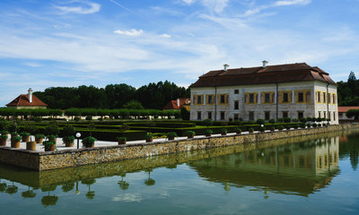 Fototapeta premium Kratochvile State Chateau is a Renaissance chateau 2 km northwest of Netolice in Prachatice district, Czech Republic.