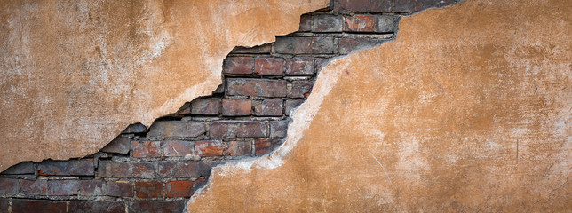 Old grunge brick wall. Nice vintage background.