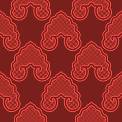 Beautiful seamless ornamental tile background vector illustration
