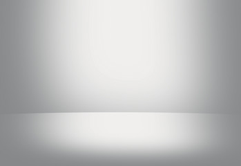 Gray empty room studio gradient with spotlight used for background and display your product