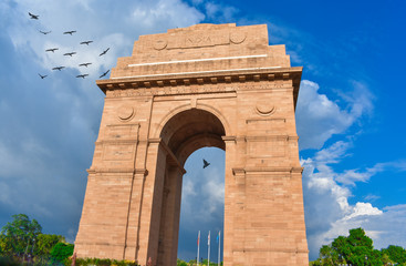 Fototapeta na wymiar beautiful view of india gate in New Delhi, India