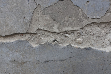 Concrete surfaces closely in wide area construction