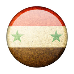 Syria button flag - 287579166