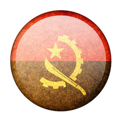 Angola button flag - 287579313