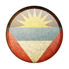 Antigua and Barbuda button flag - 287579325