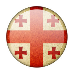 Georgia button flag - 287579335