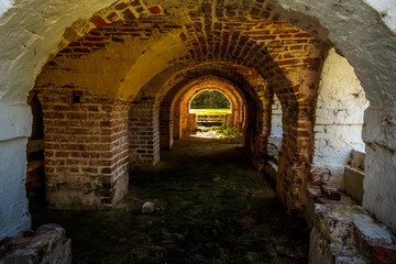 brick tunnel under ground