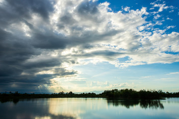 thunder storm sky Rain clouds