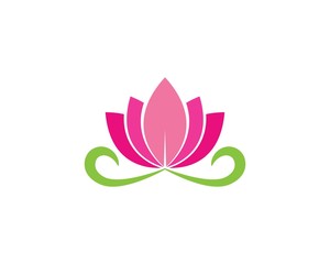 Beauty Vector Lotus flowers design logo Template