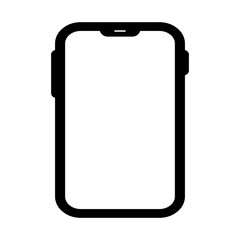 Isolated smartphone vector design