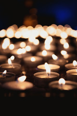 背景素材 ロウソクの灯り