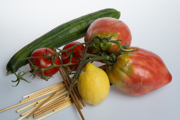 Tomaten  - Strohhalme