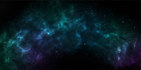 space Milky way nebula