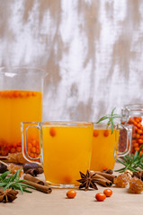 Vitamin healthy sea buckthorn tea