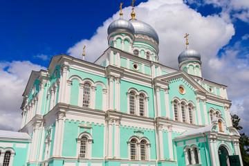 Trinity cathedral of Holy Trinity-Saint Seraphim-Diveyevo Monastery in Diveyevo, Russia