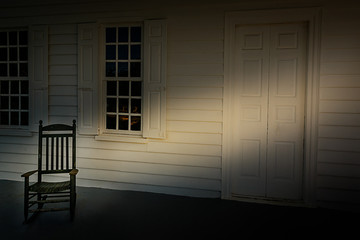 porch with shadow
