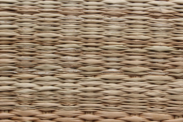 Obraz premium Wicker background, a fragment of a wicker basket